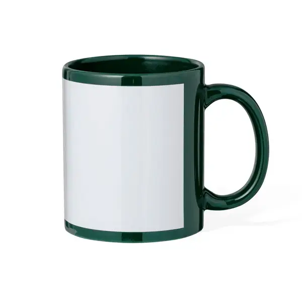 Sublimations Tasse Orchix - dunkelgrün, Farbe: dunkelgrün personalisierte Geschenke 