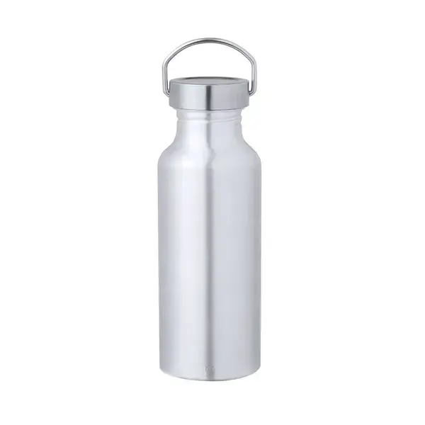 Trinkflasche Zandor - silber, Farbe: silber personalisierte Geschenke 