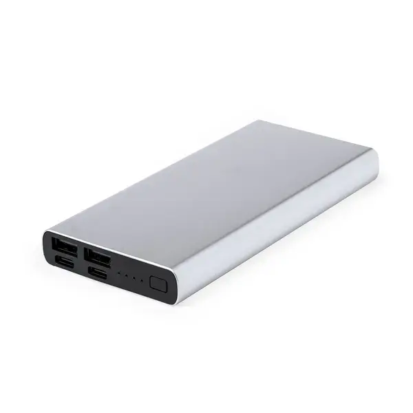Power Bank Tornad - silber, Farbe: silber personalisierte Geschenke 