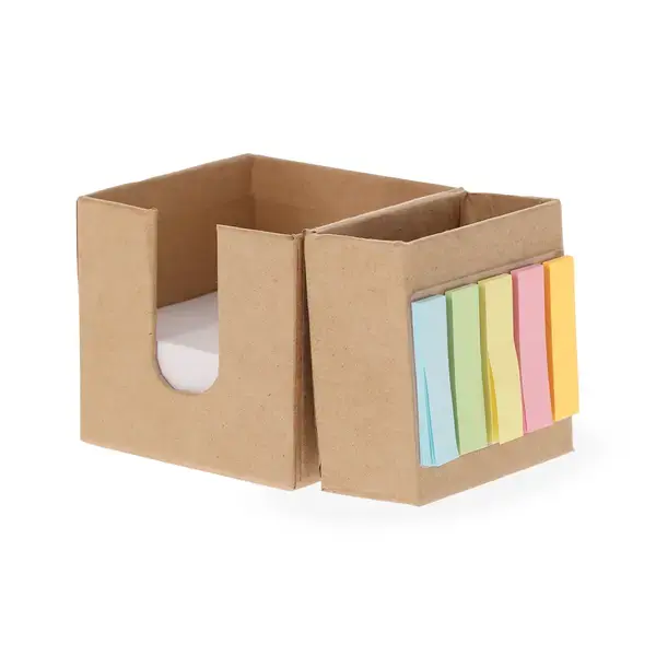 Notizzettelbox Stifthalter Arolax - naturfarben, Farbe: naturfarben personalisierte Geschenke 