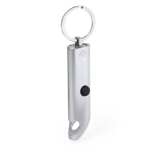 Lampe Schlüsselanhänger Kushing - silber, Farbe: silber personalisierte Geschenke 