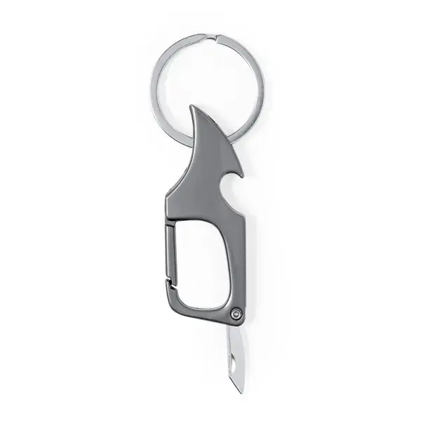 Multifunktion Schlüsselanhänger Kaizen - silber, Farbe: silber personalisierte Geschenke 