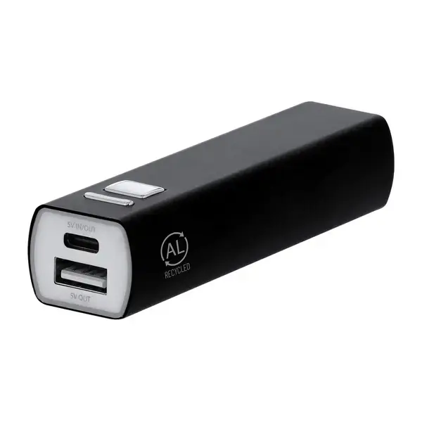 Power Bank Serdinam - schwarz, Farbe: schwarz personalisierte Geschenke 