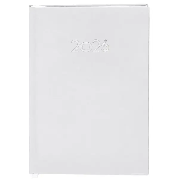 Tagebuch Canek - weiß, Farbe: weiß personalisierte Geschenke 