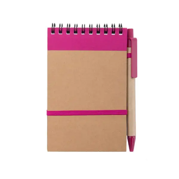 Notizbuch Ecocard - rosa, Farbe: rosa personalisierte Geschenke , 17 image
