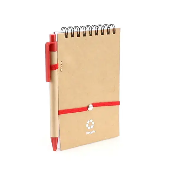 Notizbuch Ecocard - weiß, Farbe: weiß personalisierte Geschenke , 11 image