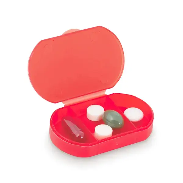 Pillendose Trizone - rot, Farbe: rot personalisierte Geschenke , 10 image