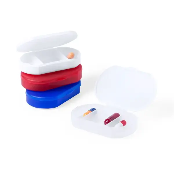 Pillendose Trizone - weiß, Farbe: weiß personalisierte Geschenke , 13 image