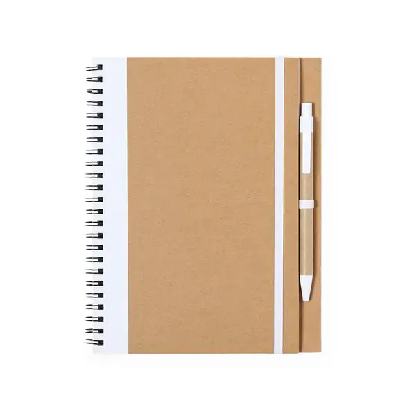 Notizbuch Tunel - weiß, Farbe: weiß personalisierte Geschenke , 4 image
