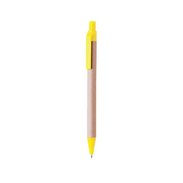 Kugelschreiber Tori - gelb, Farbe: gelb personalisierte Geschenke , 4 image