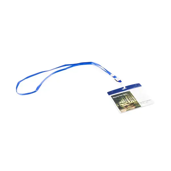 Namensschild Schlüsselband Maes - blau, Farbe: blau personalisierte Geschenke , 11 image