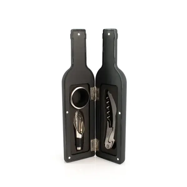 Wein Set Sarap - schwarz, Farbe: schwarz personalisierte Geschenke , 3 image