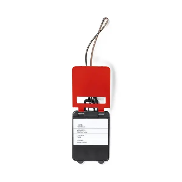 Kofferanhänger Cloris - orange, Farbe: orange personalisierte Geschenke , 4 image