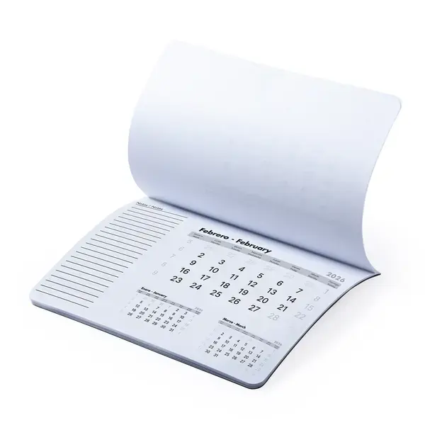 Mauspad Kalender Rendux - weiß, Farbe: weiß personalisierte Geschenke , 4 image