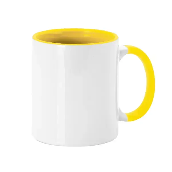 Sublimations Tasse Harnet - gelb, Farbe: gelb personalisierte Geschenke , 8 image