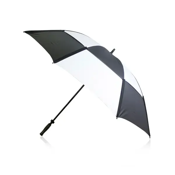 Golf Regenschirm Budyx - schwarz - weiß, Farbe: schwarz - weiß personalisierte Geschenke , 3 image
