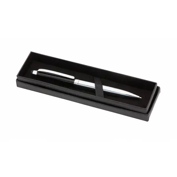 Kugelschreiber Pointer Lantey - schwarz - silber, Farbe: schwarz - silber personalisierte Geschenke , 5 image