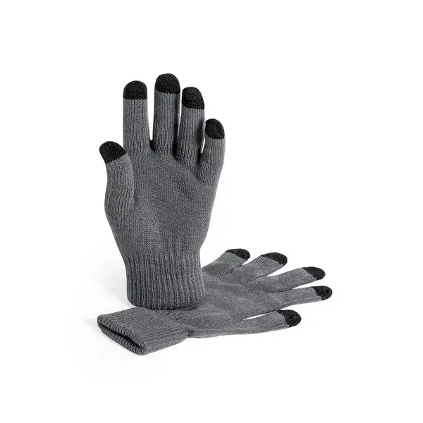 Touchpad Handschuhe Tellar - schwarz - grau, Farbe: schwarz - grau personalisierte Geschenke , 5 image