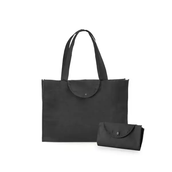 Faltbare Tasche Austen - schwarz, Farbe: schwarz personalisierte Geschenke , 2 image
