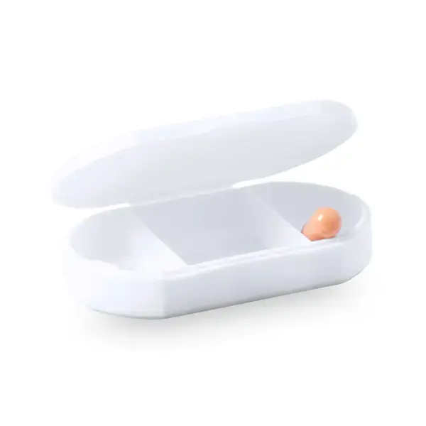 Pillendose Trizone - weiß, Farbe: weiß personalisierte Geschenke , 5 image
