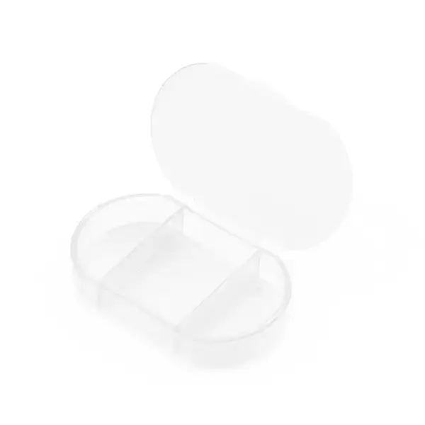 Pillendose Trizone - transparent, Farbe: transparent personalisierte Geschenke , 5 image