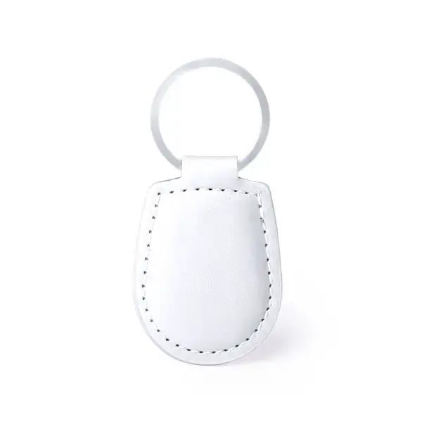 Schlüsselanhänger Pelcu - weiß, Farbe: weiß personalisierte Geschenke , 3 image