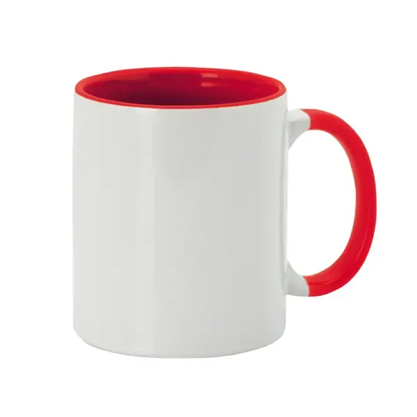 Sublimations Tasse Harnet - rot, Farbe: rot personalisierte Geschenke , 2 image