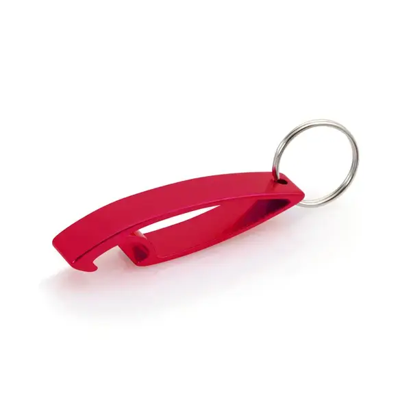Schlüsselanhänger Flaschenöffner Samo - rot, Farbe: rot personalisierte Geschenke , 4 image