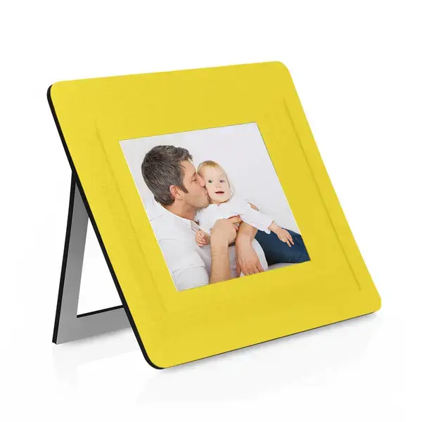 Mauspad Bilderrahmen Pictium - gelb, Farbe: gelb personalisierte Geschenke , 2 image