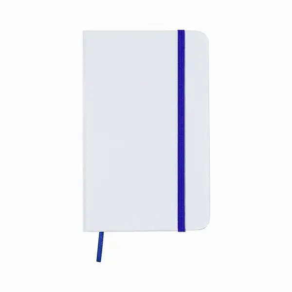 Notizblock Yakis - weiß - blau, Farbe: weiß - blau personalisierte Geschenke , 4 image