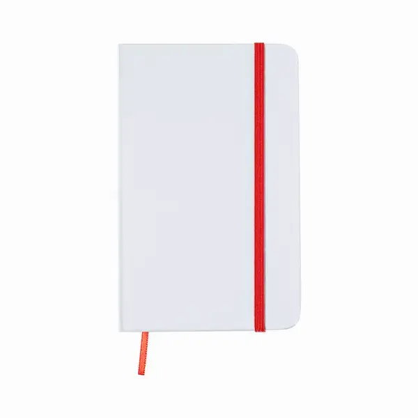 Notizblock Yakis - weiß - rot, Farbe: weiß - rot personalisierte Geschenke , 3 image