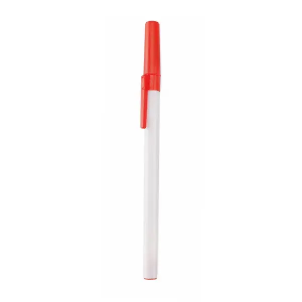 Kugelschreiber Elky - weiß - rot, Farbe: weiß - rot personalisierte Geschenke , 2 image