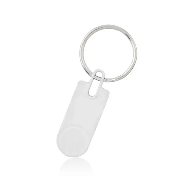 Schlüsselanhänger Harper - weiß, Farbe: weiß personalisierte Geschenke , 5 image
