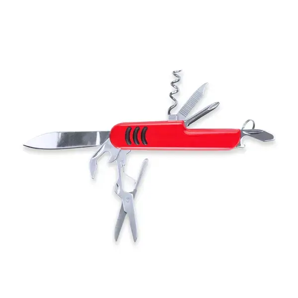 Multifunktionstaschenmesser Shakon - rot, Farbe: rot personalisierte Geschenke , 2 image
