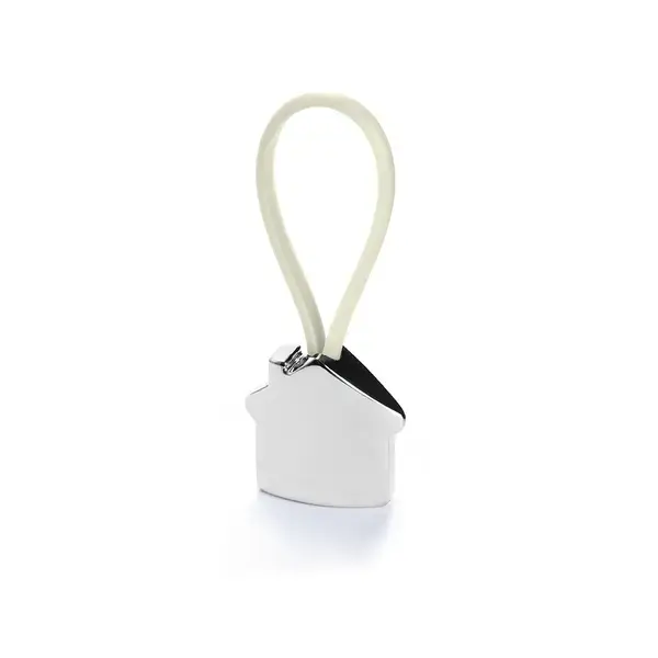 Schlüsselanhänger Bolky - weiß, Farbe: weiß personalisierte Geschenke , 4 image