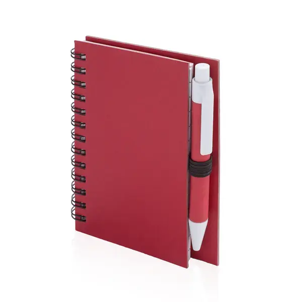 Notizbuch Pilaf - rot, Farbe: rot personalisierte Geschenke , 2 image