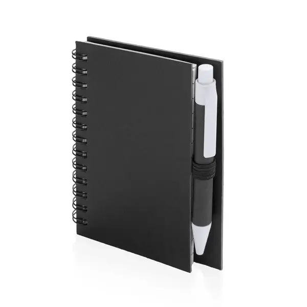 Notizbuch Pilaf - schwarz, Farbe: schwarz personalisierte Geschenke , 4 image