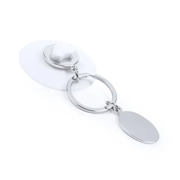 Schlüsselanhänger EK-Chip Coltax - weiß, Farbe: weiß personalisierte Geschenke , 5 image