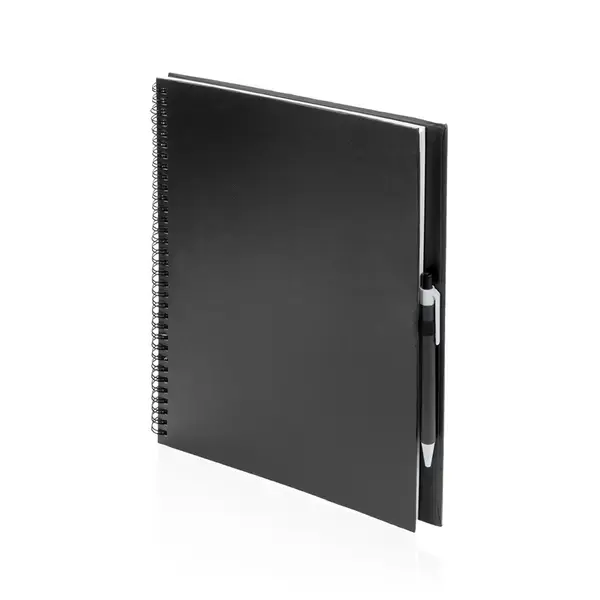 Notizbuch Tecnar - schwarz, Farbe: schwarz personalisierte Geschenke , 3 image