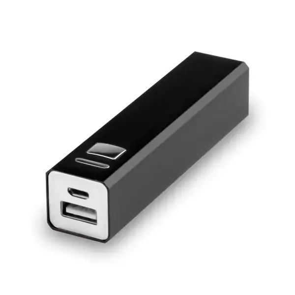 Power Bank Thazer - schwarz, Farbe: schwarz personalisierte Geschenke , 2 image