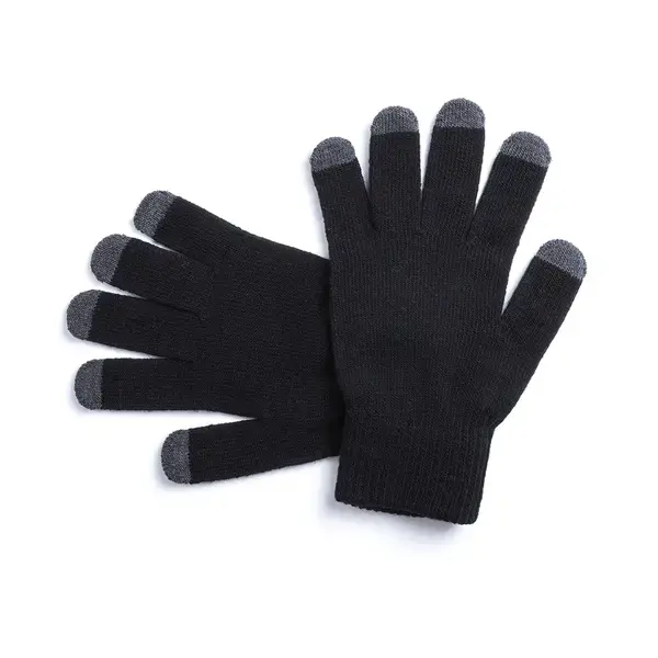 Touchpad Handschuhe Tellar - schwarz - grau, Farbe: schwarz - grau personalisierte Geschenke , 3 image