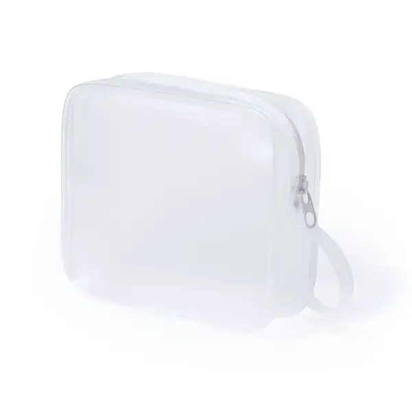 Kosmetik Tasche Saeki - weiß, Farbe: weiß personalisierte Geschenke , 2 image