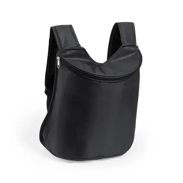 Kühltasche Rucksack Polys - schwarz, Farbe: schwarz personalisierte Geschenke , 2 image