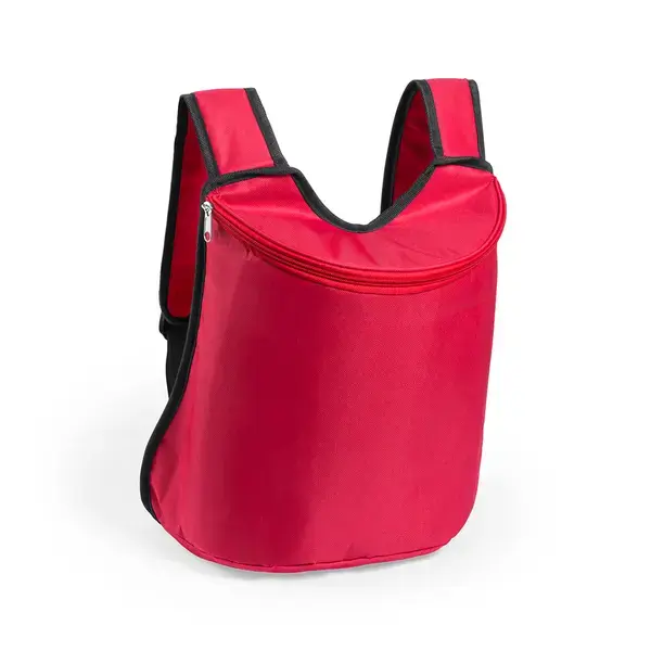 Kühltasche Rucksack Polys - rot, Farbe: rot personalisierte Geschenke , 2 image