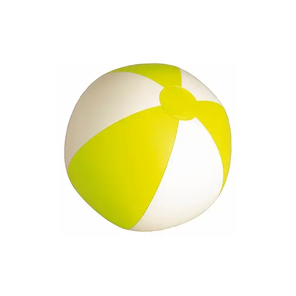 Strandball Portobello - weiß - gelb, Farbe: weiß - gelb personalisierte Geschenke , 3 image