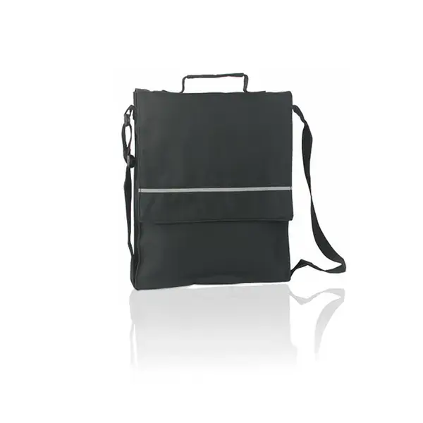 Dokumententasche Milán - schwarz, Farbe: schwarz personalisierte Geschenke , 3 image