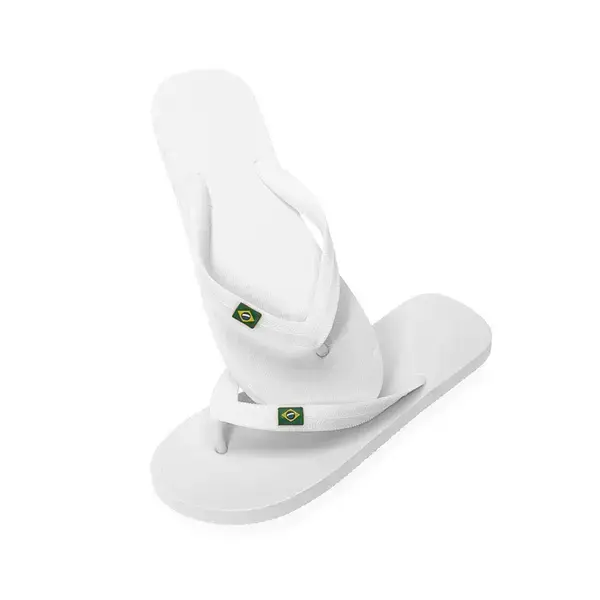 Flip Flop Brasileira - weiß, Farbe: weiß personalisierte Geschenke , 3 image