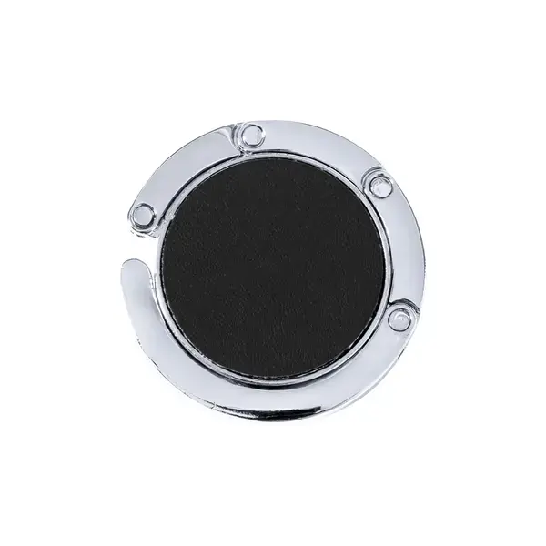 Faltbarer Handtaschenhalter Skype - schwarz, Farbe: schwarz personalisierte Geschenke , 6 image
