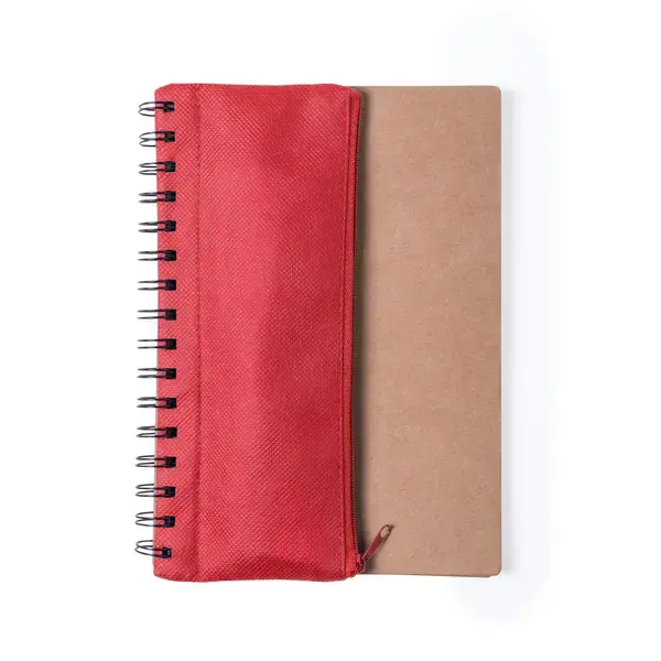 Notizbuch Mosku - rot, Farbe: rot personalisierte Geschenke , 3 image