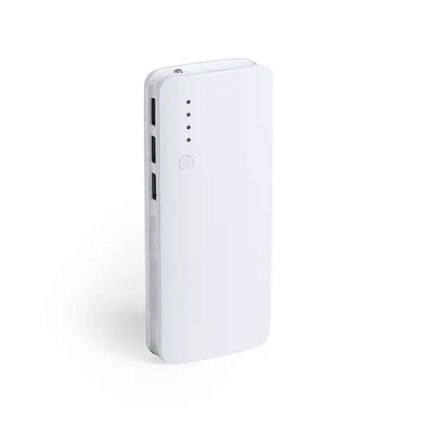 Power Bank Kaprin - weiß, Farbe: weiß personalisierte Geschenke , 2 image